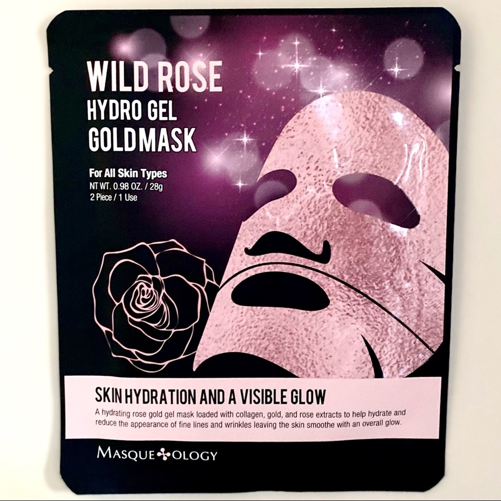 Masqueology Wild Rose Hydro Gel GoldMask